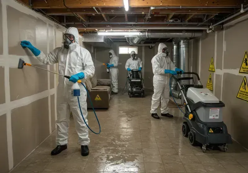 Basement Moisture Removal and Structural Drying process in Spring Creek, NV